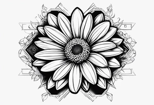daisy tattoo idea