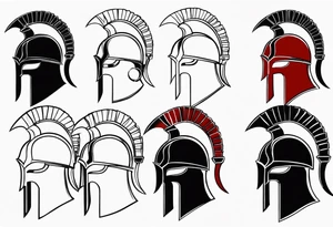 greek spartan tattoo tattoo idea