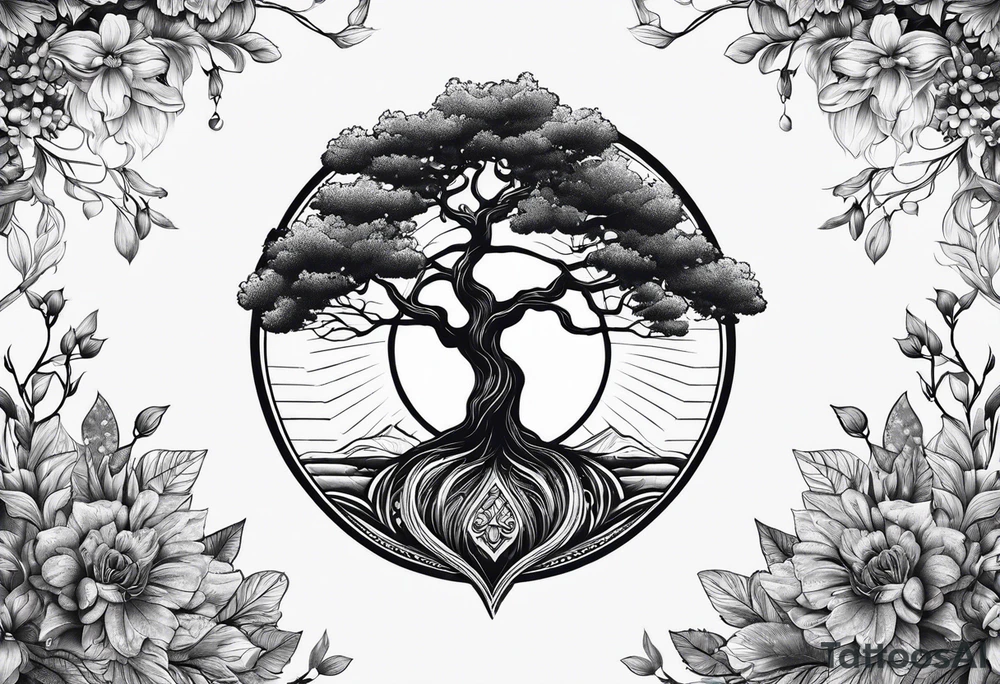 tree wirst tattoo idea