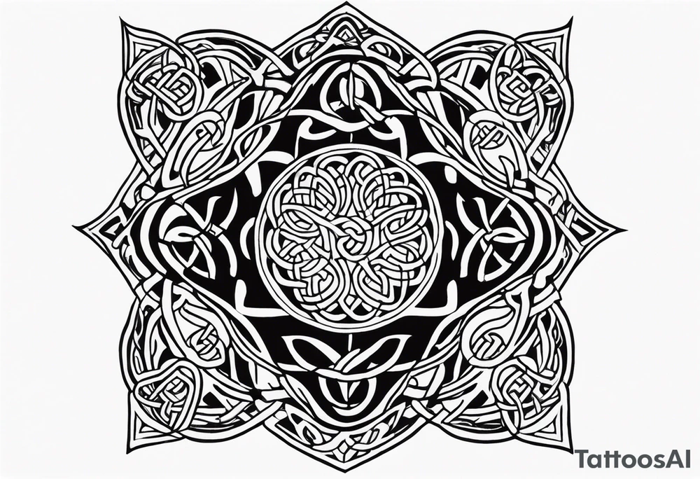 Strength change loyalty Celtic tattoo idea