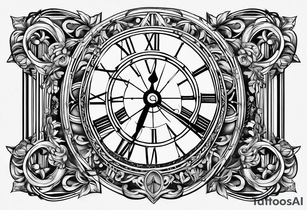 roman numerals IX-VI-LVII tattoo idea