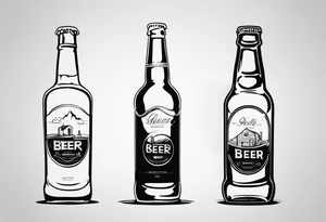 BEER BOOTLE tattoo idea