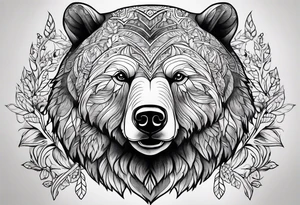 Nordic bear tattoo tattoo idea