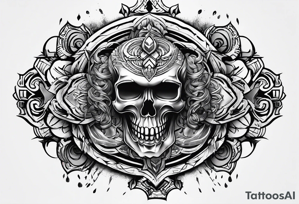 design me a unique tactical tattoo for the forearm and hand tattoo idea