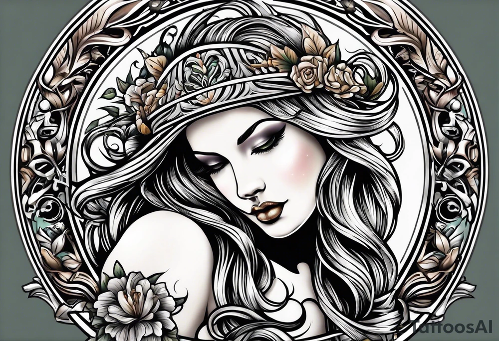virgo logo , est 2005 tattoo idea