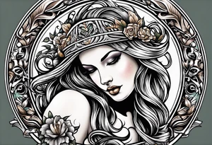 virgo logo , est 2005 tattoo idea