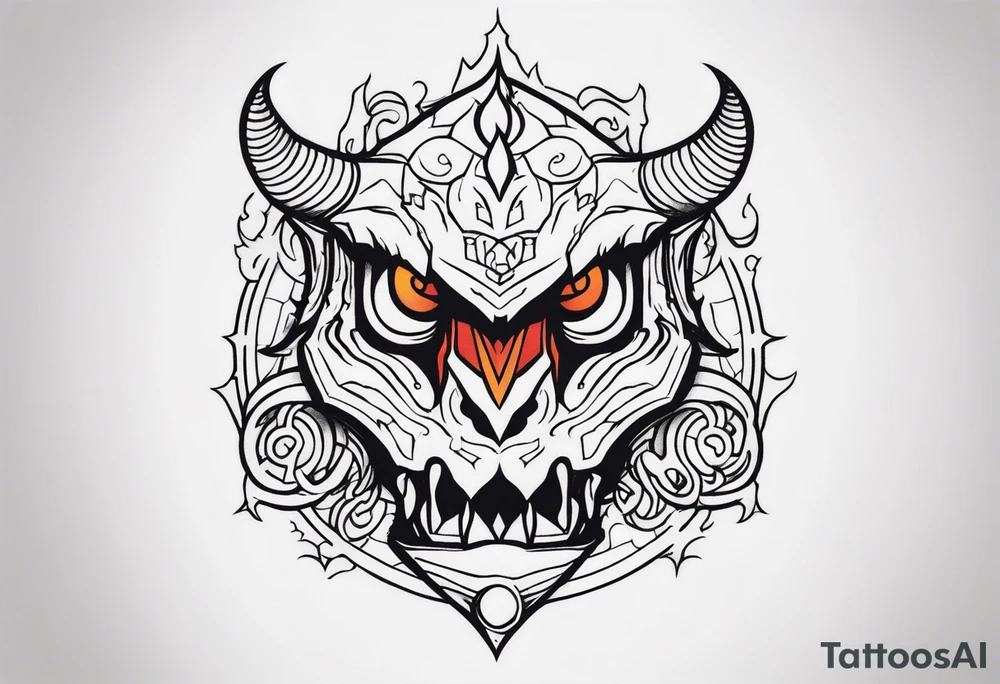 Dungeons and dragons monster tattoo idea