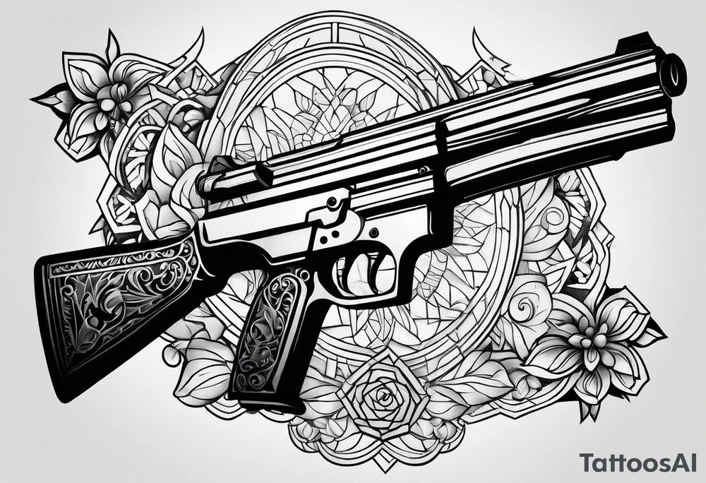 Gun bullet tattoo idea