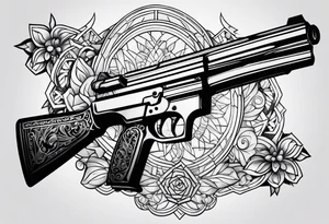 Gun bullet tattoo idea