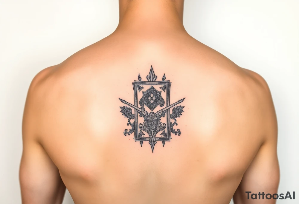 Disney Lorcana card tattoo idea