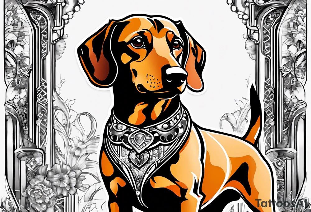 Dashchund tattoo idea