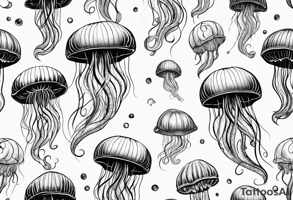 Jellyfish tattoo idea