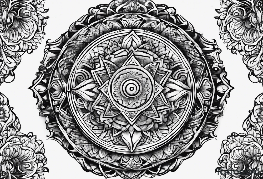 generate a simple less ink, small ohm symbol tattoo idea