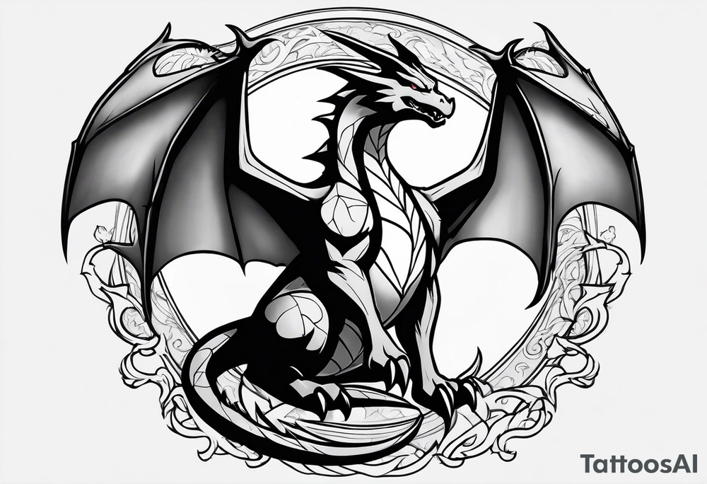 charizard tattoo idea