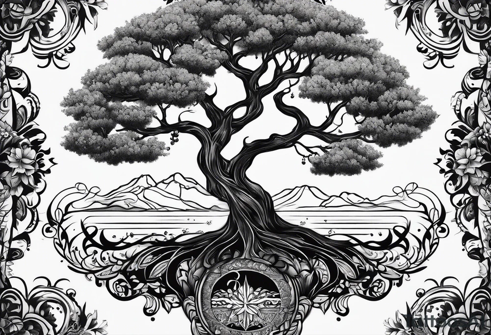 tree of life tattoo idea