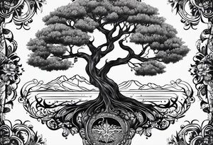 tree of life tattoo idea
