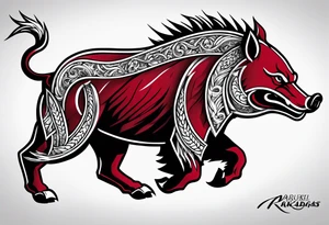 Arkansas razorbacks tattoo idea