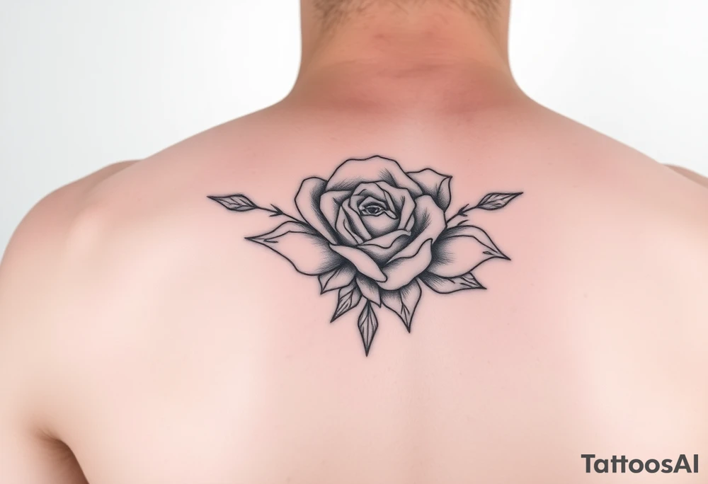 Simple minimalist feminine tattoo small line art on arm tattoo idea