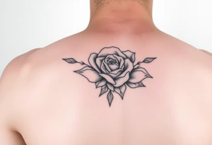 Simple minimalist feminine tattoo small line art on arm tattoo idea