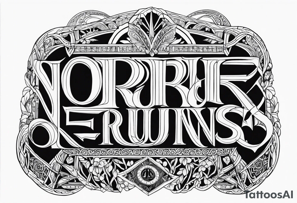 Grace Elizabeth in Norse ruins tattoo idea