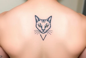 black cat tattoo idea