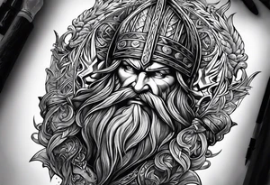 Valhalla viking  gods tattoo idea