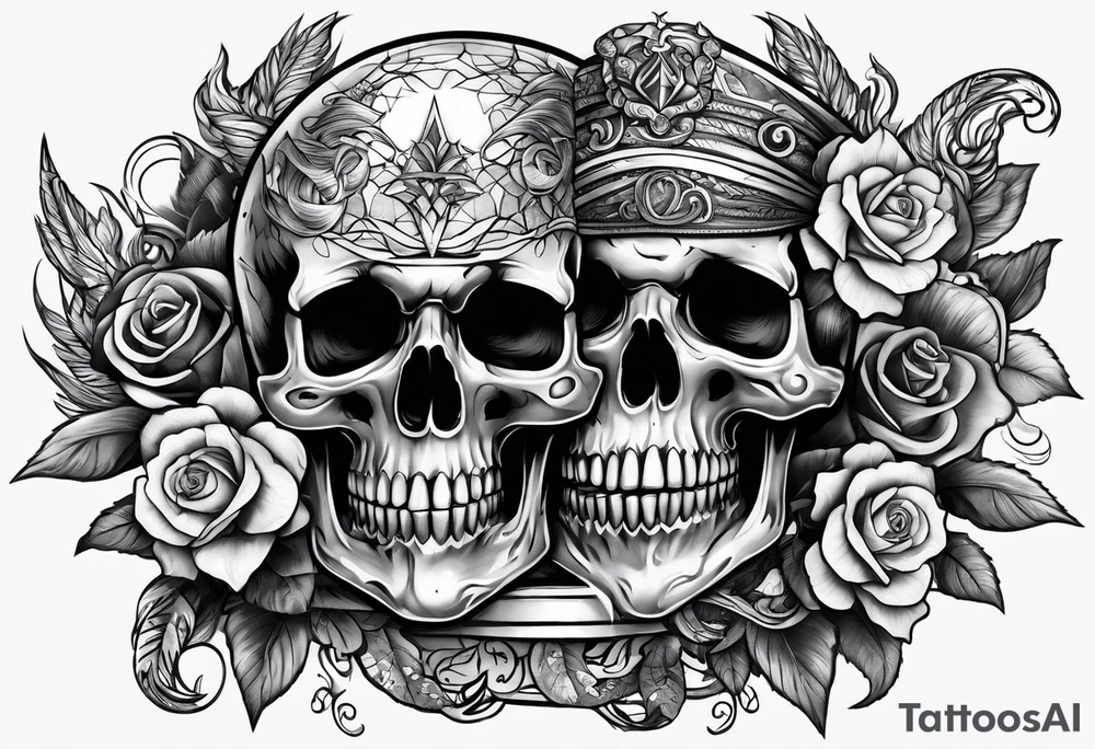 Chasing death tattoo idea