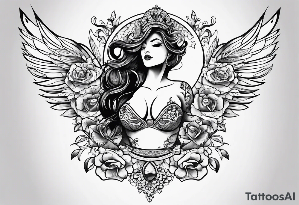 underboob tattoo tattoo idea