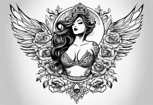 underboob tattoo tattoo idea