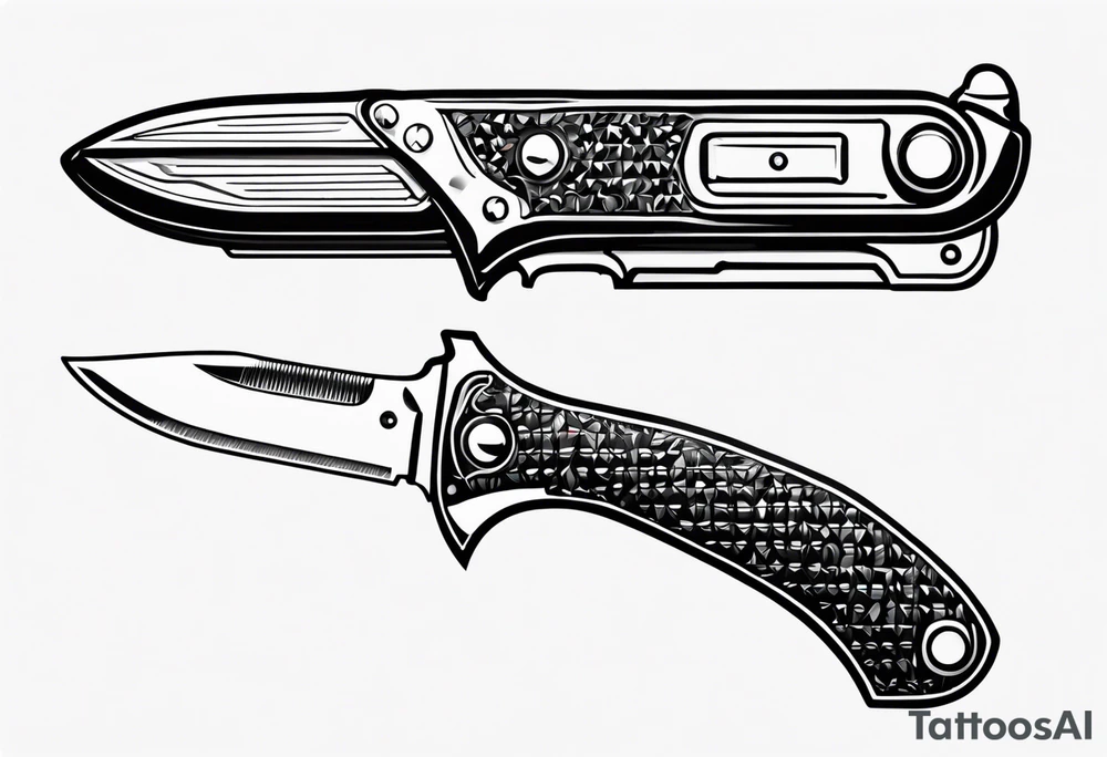 swiss army knife tattoo idea