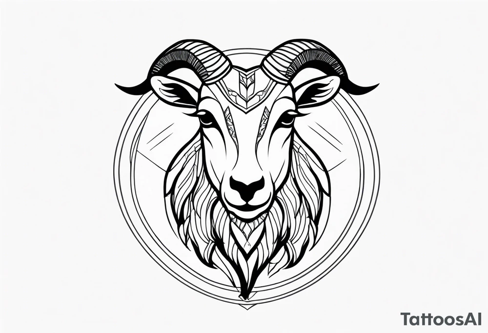 GOAT WORD tattoo idea