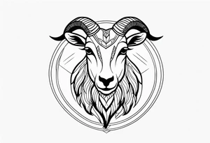 GOAT WORD tattoo idea