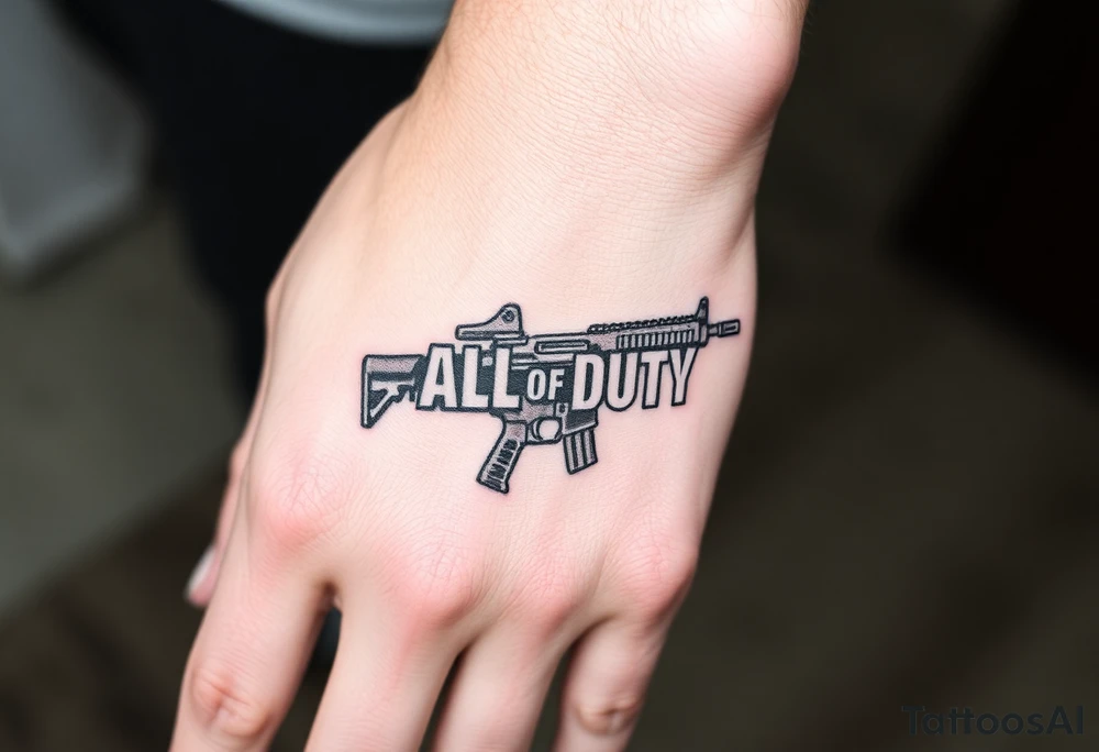 call of duty tattoo idea