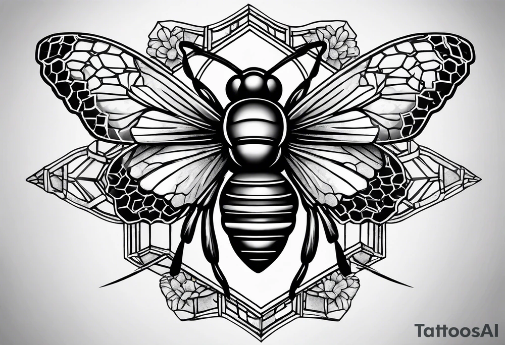 Honeycomb tattoo idea