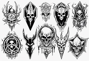 Warlock tattoo idea