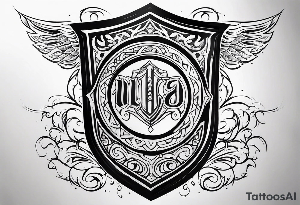 Valhalla shield tattoo idea