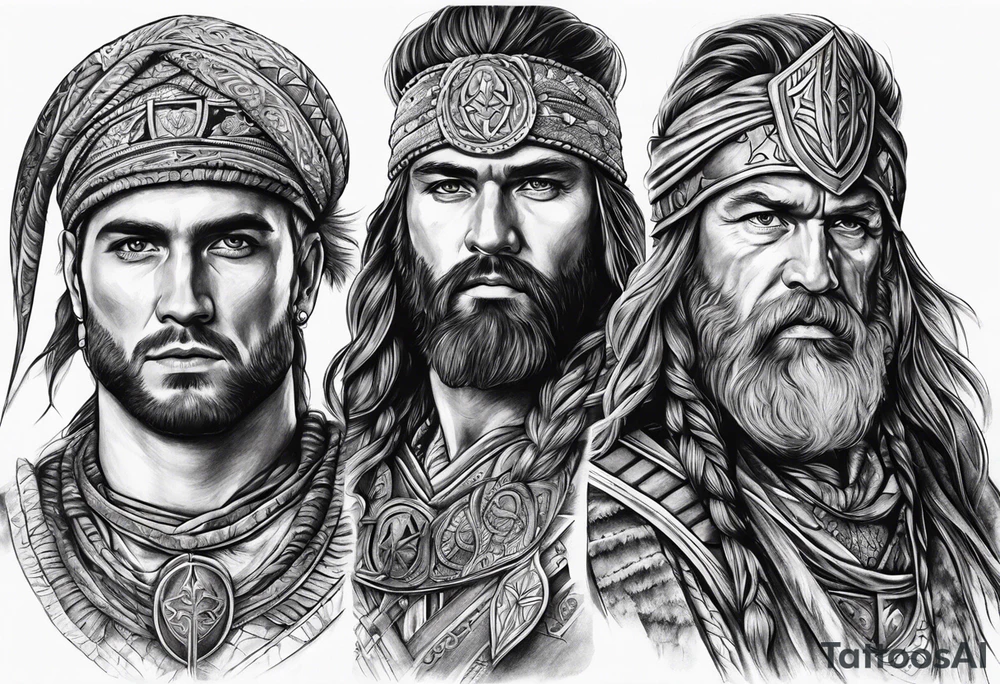 Historic Bosnian warriors tattoo idea