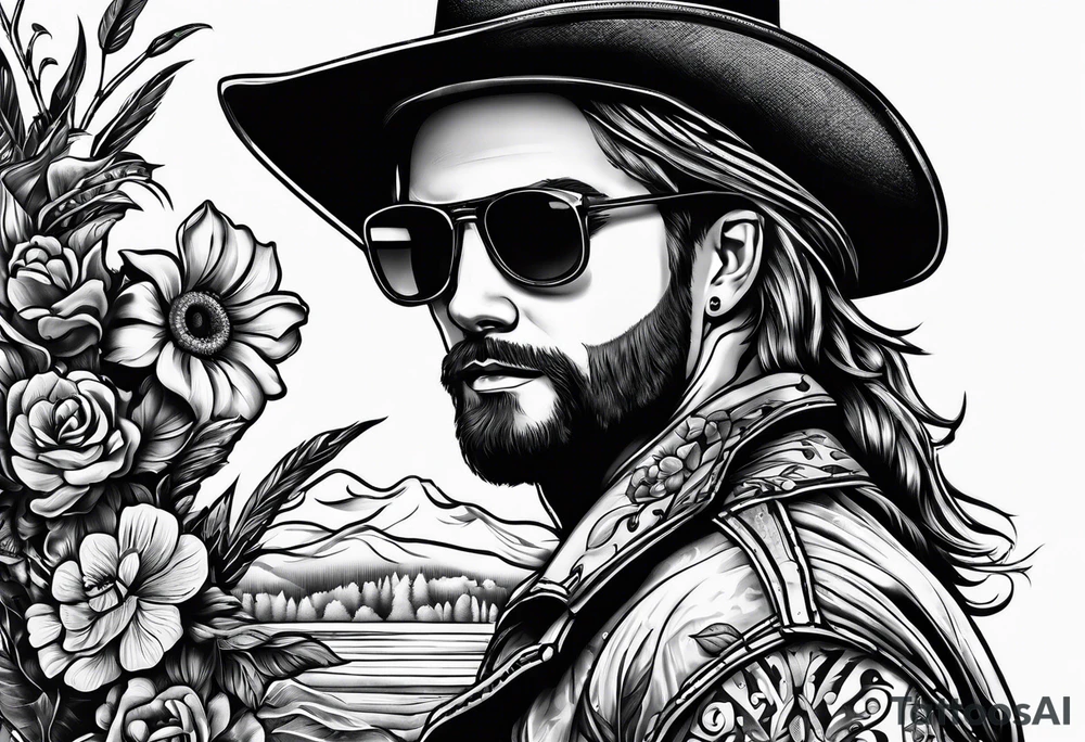 A country boy in the Nashville tattoo idea