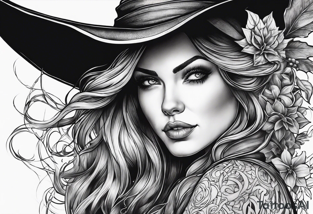 Witch tattoo idea