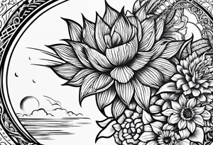 mar y sol tattoo idea
