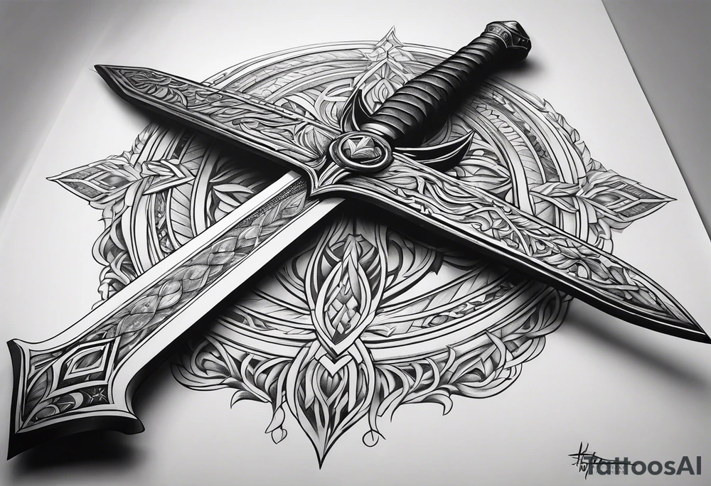 Longclaw sword tattoo idea