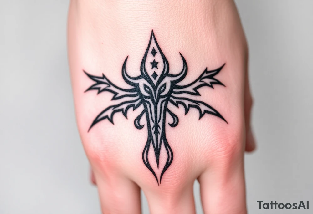 Traditional behemoth symbol tattoos from antiquity tattoo idea