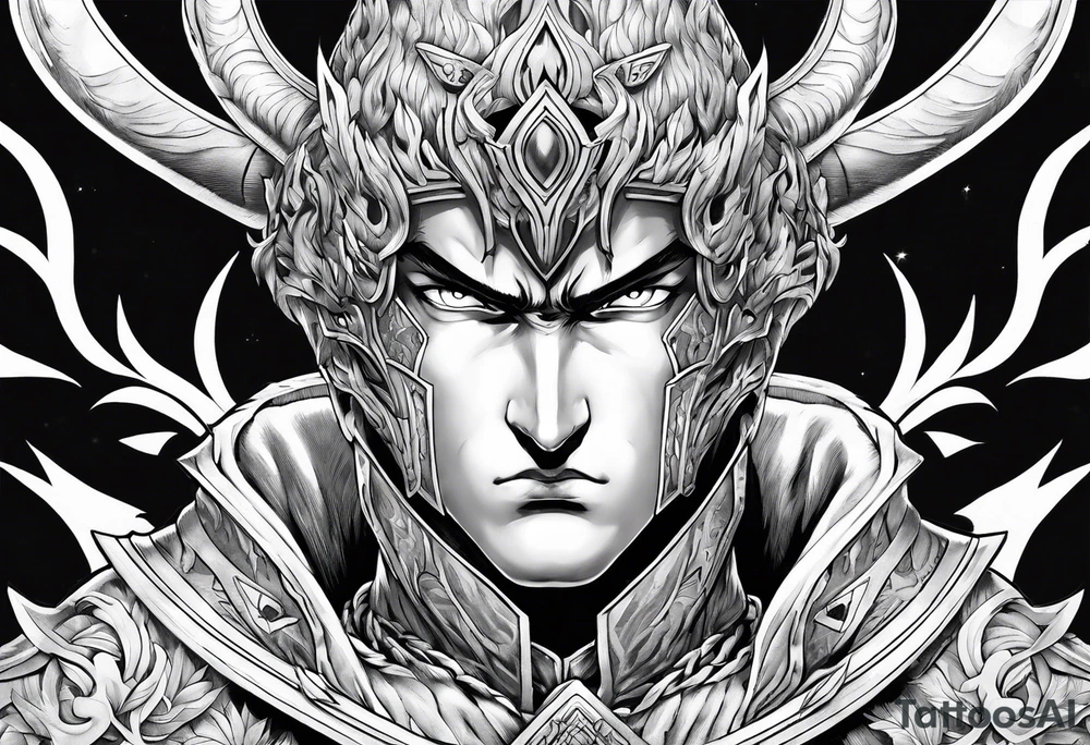 Guts from berserk manga themed tattoo idea