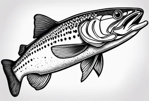 Steelhead trout tattoo idea