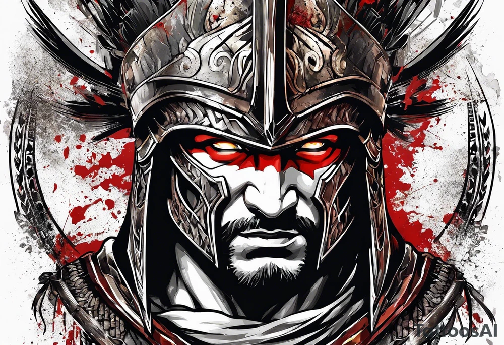 Spartan warrior like the movie 300 tattoo idea