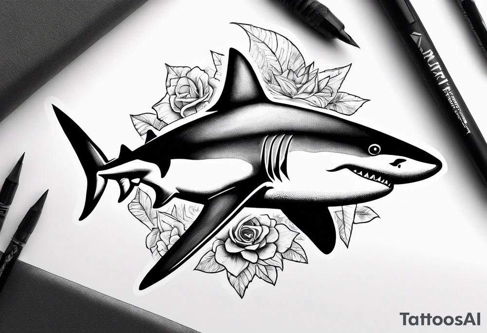 Shark tattoo idea