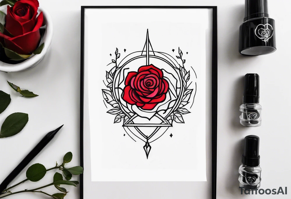 Leuchtturm Stacheldraht Rosen Herz tattoo idea
