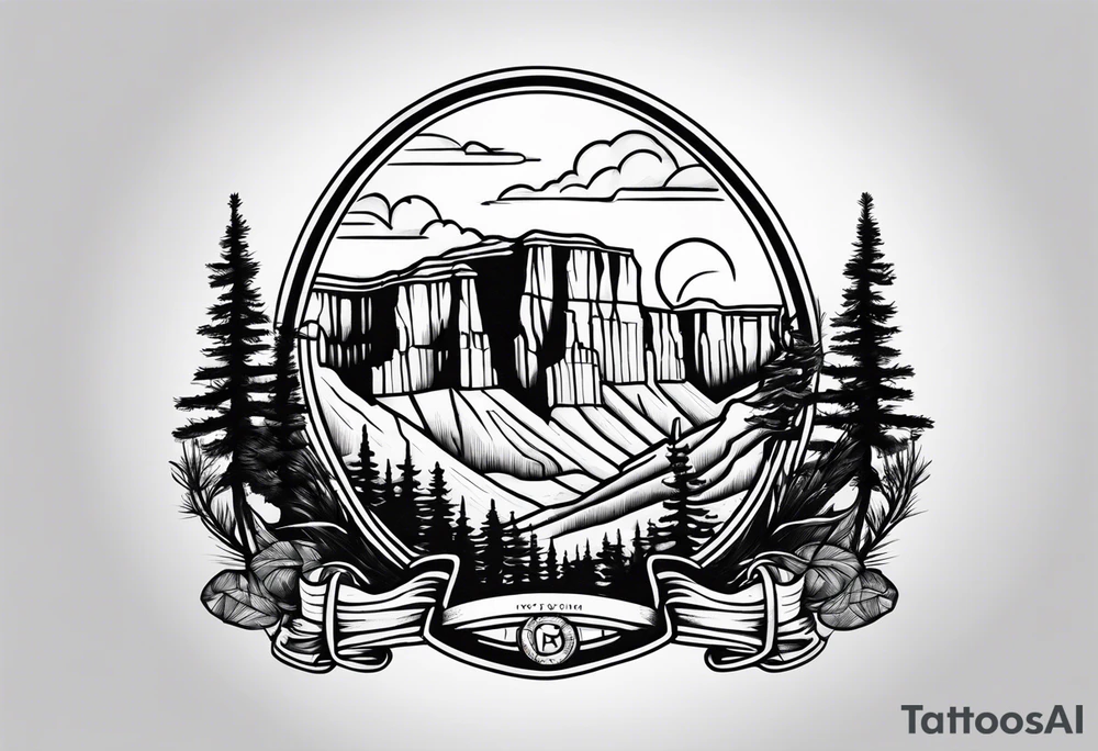 Bryce canyon national park tattoo idea