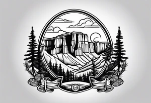Bryce canyon national park tattoo idea