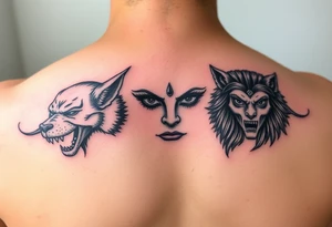 Hear no evil see no evil speak no evil for womem tattoo idea